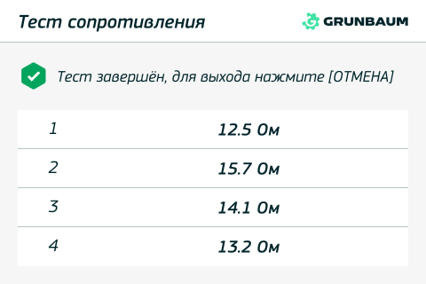 Электротест форсунок